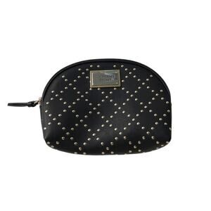 Victoria's Secret Black Studded Small Case Zip Around
